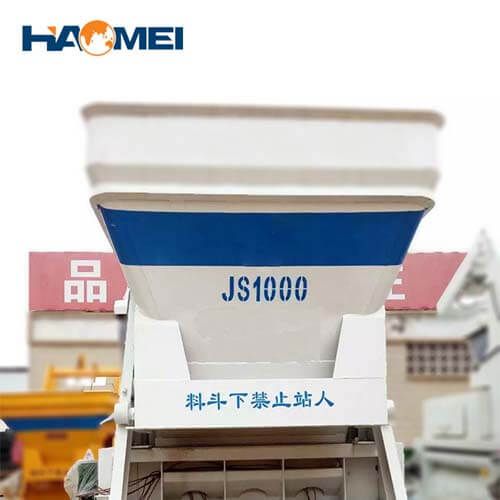 low cost JS1000 concrete mixer