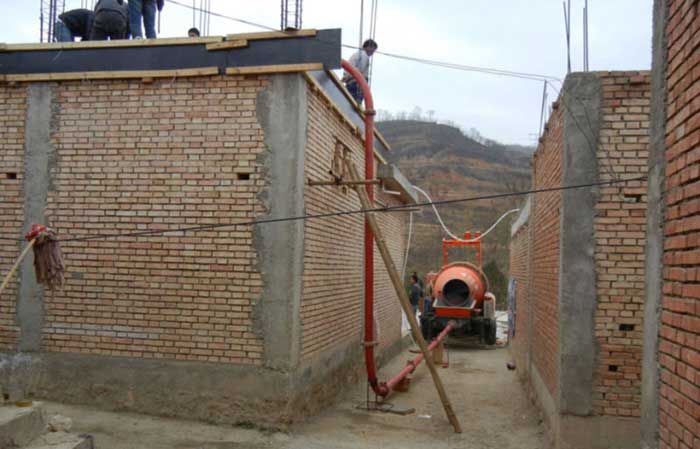 china concrete mixer pump