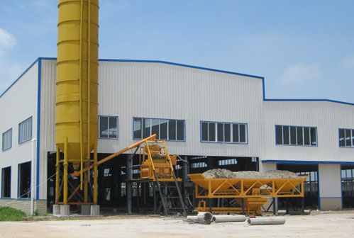 Production Process Of Concrete Batching Plant