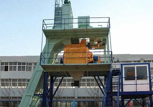 Hzs35 concrete batching plant liugong