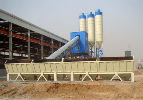 Skid steer concrete paving mixer