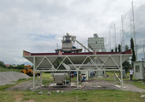 YHZS35 Mobile Small Concrete Batching Plant