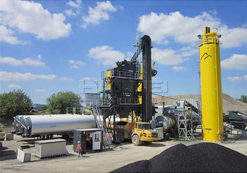 Getting driveway paved asphalt mixing plant