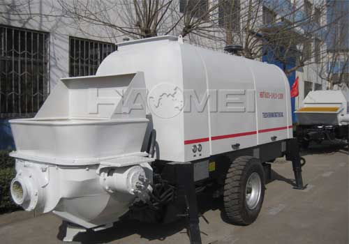 All terrain concrete pumping premix cement