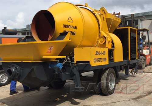 Ready mix concrete mudjacking pump